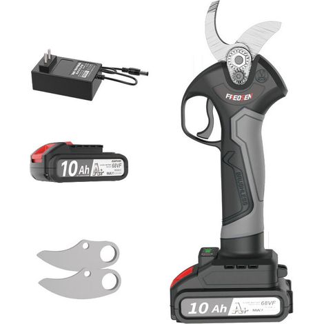 Sécateur électrique sans fil 21V – Diamètre de coupe 30mm – 1 batterie 2.0Ah – Moteur Brushless pour coupe nette