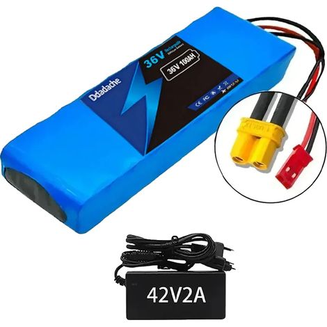 Batería de iones de litio para vehículos eléctricos, capacidad de 3000 mAh, certificación CE, cargador XT30-JST. (1/2)