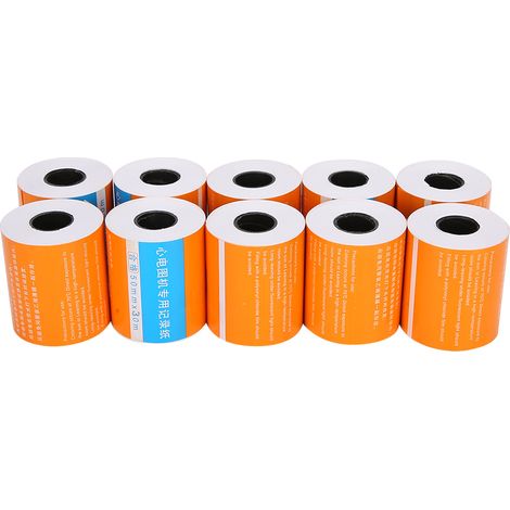 10 rouleaux de papier thermique ECG 50mm x 30m pour imprimante électrocardiographe (1/5)