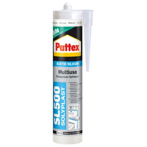Pattex silicone acA tique SL500 marron 300 ml anti-moisissure mA tal aluminium