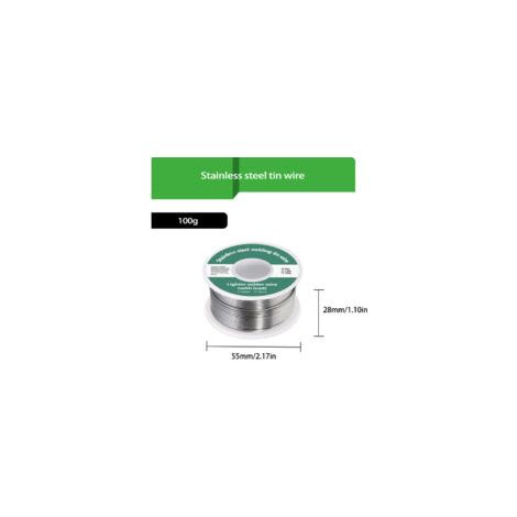 Fil à souder sans plomb 100g 1mm – Noyau de flux en colophane – Haute conductivité électrique – Pour réparations électroniques