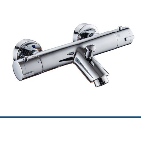 Thermostat-Badewannen- und Duscharmatur, Universal-Duscharmatur, Chrom (1/5)
