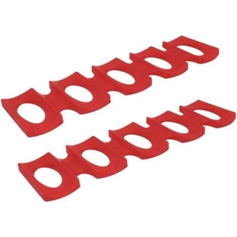 2 Pieces Range Bouteille Support Bouteille Frigo Tapis Frigo Range Bouteille Vin Range Bouteille Eau Porte-Bouteille en Silicone Porte Bouteille Empilable (1/4)
