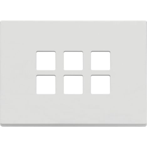 VIMAR - 22693.01 Plaque plate 3Mx6, blanc mat