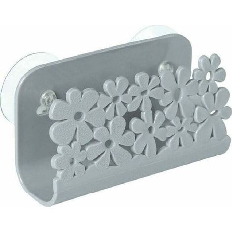 Organiseur d'évier de Cuisine/Bath, Égouttoir de Rangement avec Ventouses Porte-éponge pour évier de Cuisine Panier de Rangement Support de Robinet réglable (1/5)