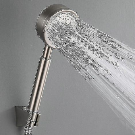 Pommeau de douche haute pression en acier inoxydable 304, économiseur d'eau, baignoire, installation facile (1/5)