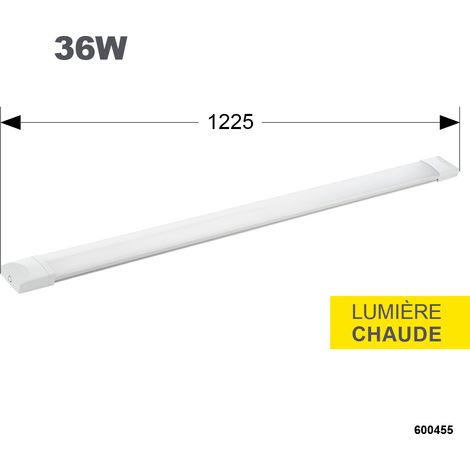 DEBFLEX - REGLETTE SLIM LED IP65 1200MM SMD 36W 3000K 2800LM - 600455