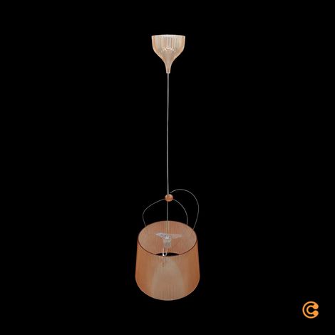 [GEBRAUCHT] B-Ware Kartell Pendelleuchte Hängeleuchte Lampe Gé rose Laviani Kunststoff E27 LED 37cm (1/2)