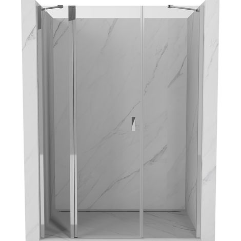 Mexen Mist Dusche Flügeltür 120 cm, transparent, Chrom - 8A4-120-001-01-00 (1/5)