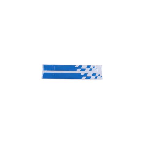 Juego de 2 pegatinas adhesivas de vinilo para capós de coche, tiras universales para capó, 90 x 9 cm / 35,4 x 3,5 pulgadas, azul - Crezuo