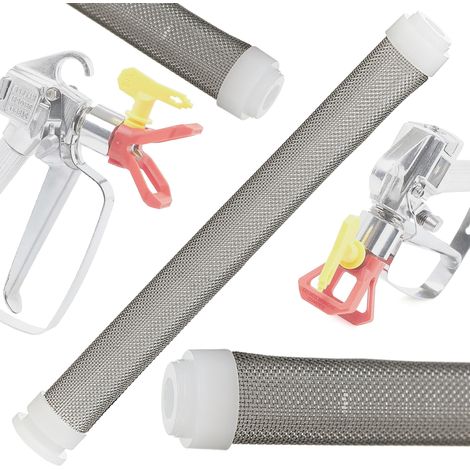 Filtro a dito per pistola a spruzzo di vernice, 30 maglie, grigio