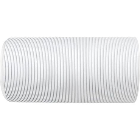 Dailygoods, Tubo de escape de 2 m, Plegable/Extensible, PP/Alambre de acero, Diámetro 150 mm, Rosca derecha, Resistente a golpes (1/5)