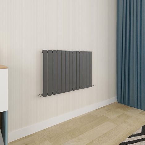 Biubiubath Flat Panel Radiator 600x884mm Single Anthracite