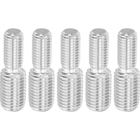 Boulon à Tige Filetée Double Extrémité M12M1650, Lot de 5 Boulons en Acier Inoxydable 304 pour Réduction de Filetage Dans le Matériel de Meubles, Longueur de 50mm (1/5)