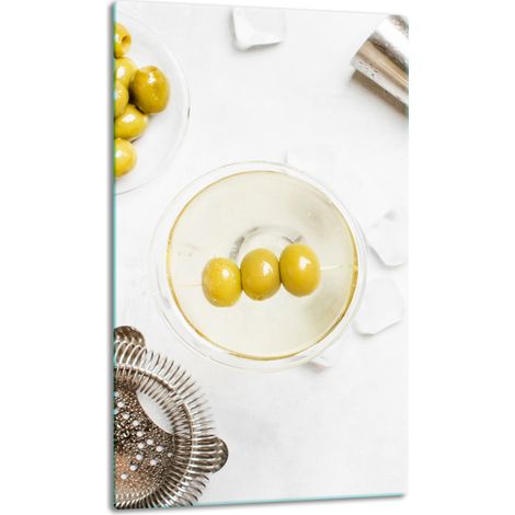 TABLERO DE MESA CON PANEL DE CRISTAL DE 30x52 OLIVAS (1/5)