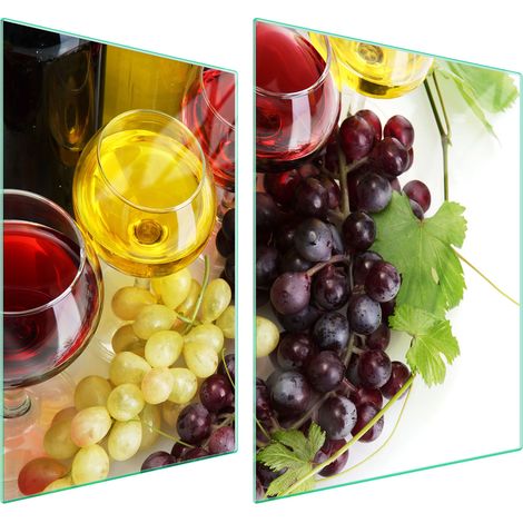 PLACA PROTECTORA DE VIDRIO PARA ESTUFA 70x52 VINO (1/5)
