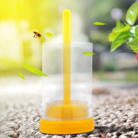 Marcador de abeja reina, botella de marcado para jaula y pistón flexible, herramienta de apicultura (1/5)