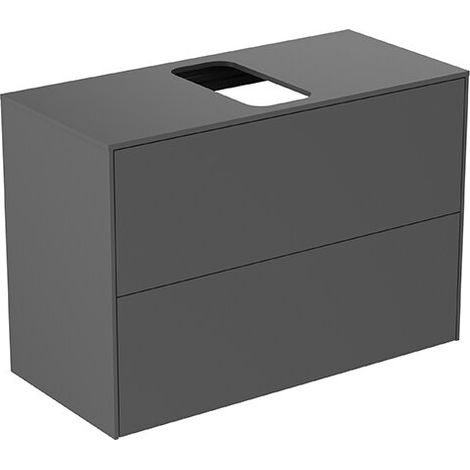 IDEAL STANDARD T3947Y2 Meuble sous-lavabo WT Conca, 2 tiroirs (1/2)