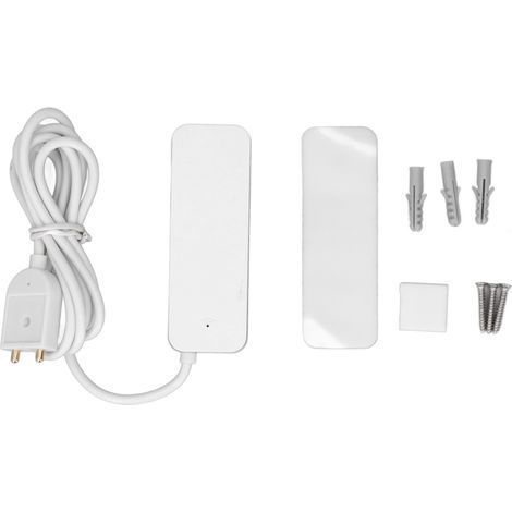 Capteur de niveau d'eau alarme APP télécommande ABS détecteur d'alarme d'inondation d'eau intelligent pour les toilettes (1/5)