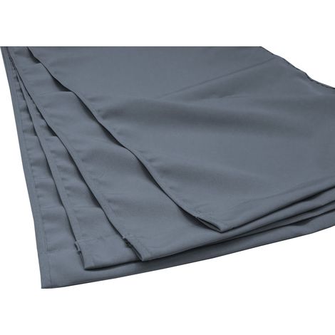 Ersatz Bezug Paravent 4 Teilig 165 x 220 cm Raumteiler Trennwand Sichtschutz Bespannung Grau