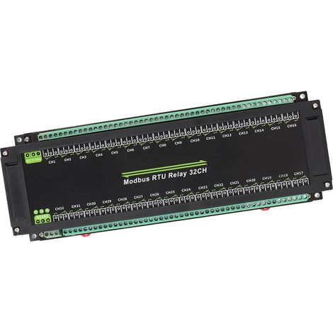 Module de Relais RS485 32 Canaux Avec Fonction Marche/Arête Flash, Réinitialisable Fusible, Boîtier de Montage sur Rail - Module de Relais Industriel Haute Sécurité pour (1/5)