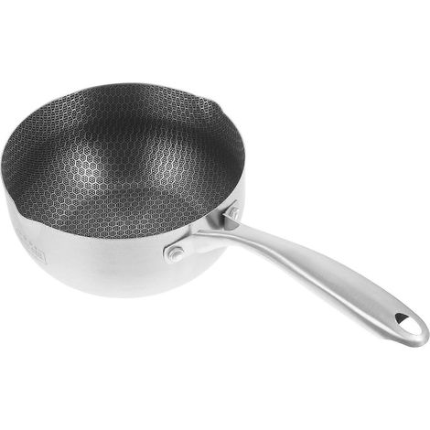 Batterie de cuisine en acier inoxydable, petite casserole, poêle à œufs, poêle antiadhésive (1/5)
