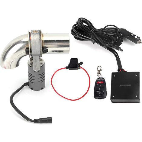 Soupape d'Échappement Électrique en Acier Inoxydable 304, 50mm, avec Télécommande, Silencieux Universel pour Voiture (1/5)
