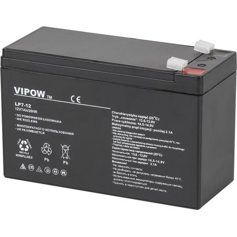 Batteria al gel Vipow 12V/7Ah (1/5)