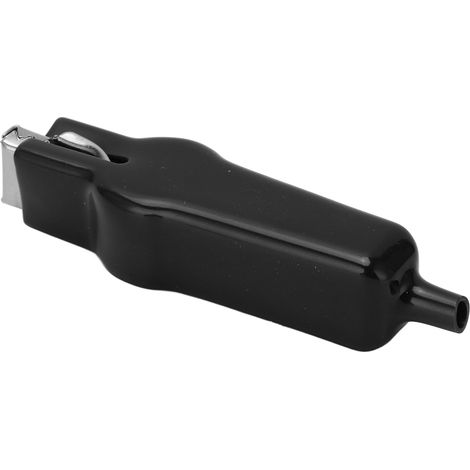 10 Pinces Croco 20A Grande Ouverture Mâchoire Puissante, Clips de Câble Électrique pour Appareils, Noir - Lot de 10 (1/5)