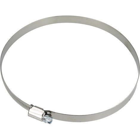 Collier de serrage 12 mm inox plage de serrage 130 - 150 mm