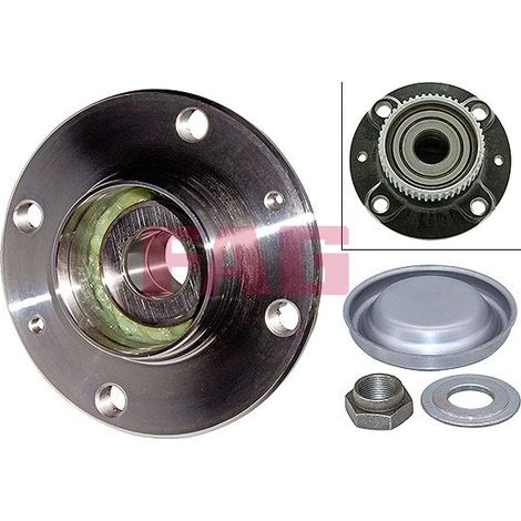 Kit de roulements de roue Schaeffler FAG 713 6500 40 PEUGEOT 3748.41 374841