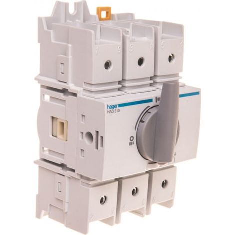 Interrupteur-sectionneur tripolaire 100 A HAD310