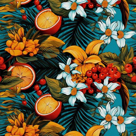 Tela decorativa para exteriores Oxford - Motivo frutal DX6683 (1/5)