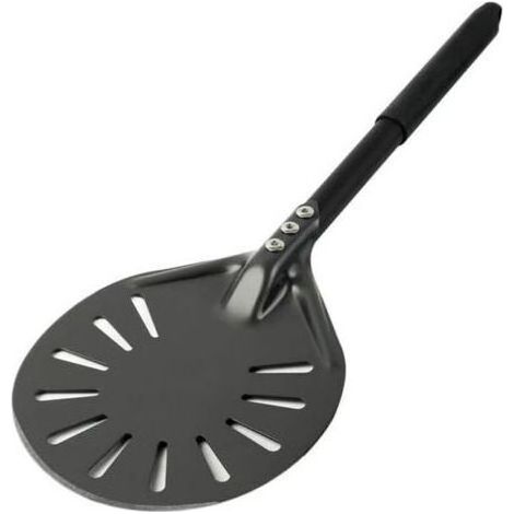 Pelle à pizza tournante avec long manche en aluminium antiadhésif, palette résistante aux rayures pour la préparation et le service de pizza (1/4)