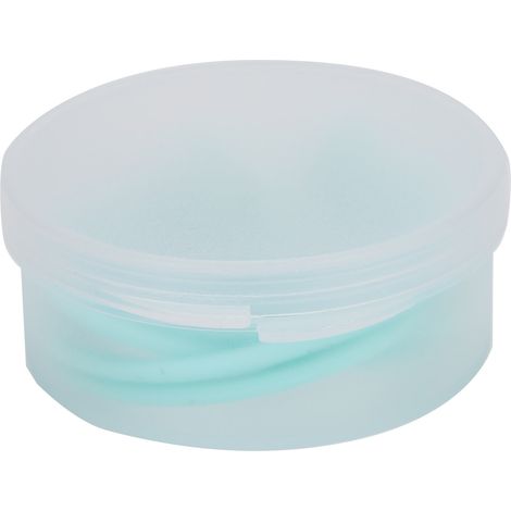 Cordon élastique silicone antidérapant pour appareils auditifs BTE, lanière de sécurité anti-perte enfants, vert, extensible et résistant (1/5)