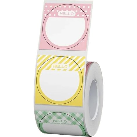 B21 B1 Papier autocollant transparent blanc pour étiquettes thermiques, rouleau de 1 à 5, pour imprimante d'étiquettes, étiquettes de prix pour bijoux, B3S, couleur 31 x 31 mm, A