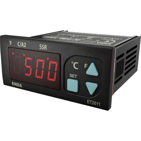 Enda  PID Temperaturregler Pt100 -200 bis 600 °C  (L x B x H) 71 x 77 x 35 mm