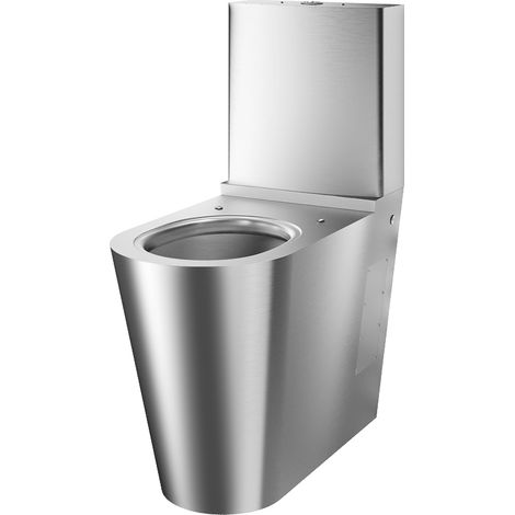 Delabie WC MONOBLOCO 700 PMR mit Spülkasten Edst. 1.4301 satiniert (1/2)