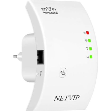 Repetidor Wifi - 300 Mbps - Puerto Ethernet - WPS - Cobertura Hasta 200 M² - Compatible Con Todas Las Router - 1 Unidad (1/5)