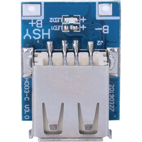 10 Stück 5V 1A Boost Lithium-Batterie-Netzteilmodul USB-Ladeschutzplatine (1/5)