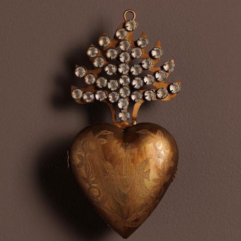Boîte Ex-voto bijou or 9x18x4cm (1/5)