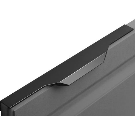 poignées invisibles en aluminium noir pour armoire de cuisine (1/5)