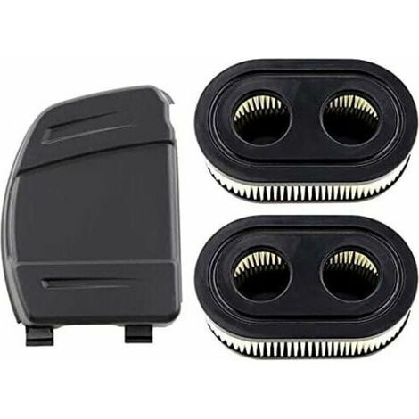 Ensemble de 2 Filtres à Air avec Couvercle de Filtre à Air pour Moteurs Briggs & Stratton 550E, 575EX, 575IS, 625EXI, 650EXI, 675EXI, 675IS, Remplace les Pièces 594106, 798339, 798452, 593260.-DPZO..D (1/4)