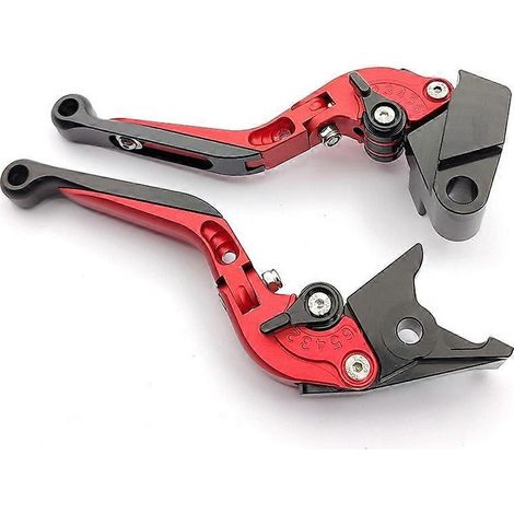 Modification pour moto Kawasaki Z650 2017-2022 : levier de frein, d'embrayage et de klaxon réglable au guidon (longhandled doré) (1/4)