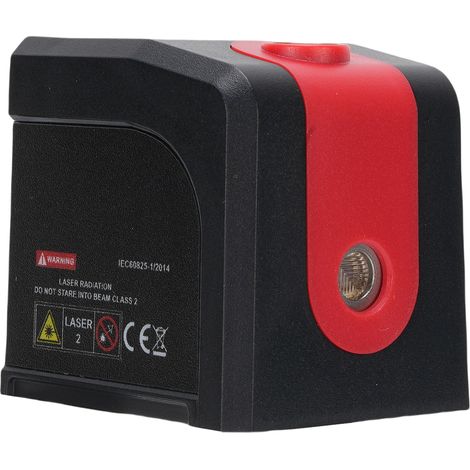 Niveau laser autonivelant portable, batterie rechargeable, chargeur USB-C, 2 lignes rouges, précision ±4,5 mm/3 m, étanche IP54 pour carrelage plafond menuiserie chantier (1/5)