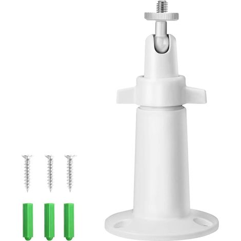 Verstellbare Wandhalterung – Mit 1/4-Zoll-Schraube, kompatibel mit: Ring (Solarpanel, Türklingel), Eufy-Kamera, Arlo Ultra 2 und Klebekamera