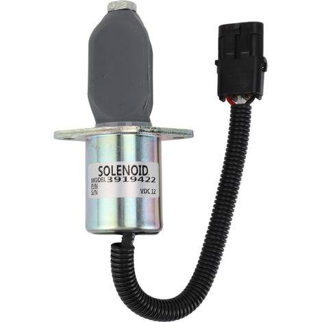 Solenoïde d'arrêt carburant 12V pour générateur - Vanne de coupure de carburant moteur, arrêt précis et sécurisé (1/5)