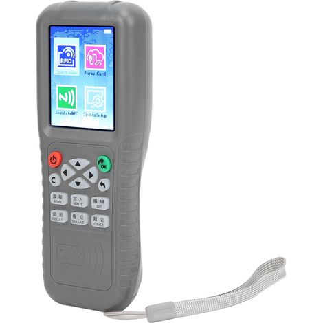 Copieur de cartes 125 kHz avec instructions vocales et fonction de décodage complète, lecteur/graveur pour cartes d'accès IC ID et ElevatorID blanches. (1/5)