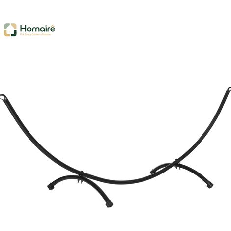 HOMAIRE Hängemattengestell 3m en acier stable noir pour jardin et plage