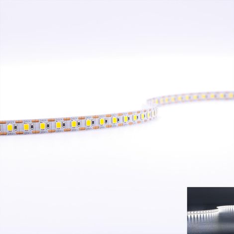 Single Cut 24V LED Streifen 5M 15W/m 120LED/m 8mm - Lichtfarbe: Kaltweiß 6000K - Schutzart: IP20 (1/5)